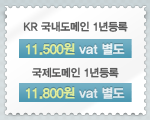 도메인 가격
